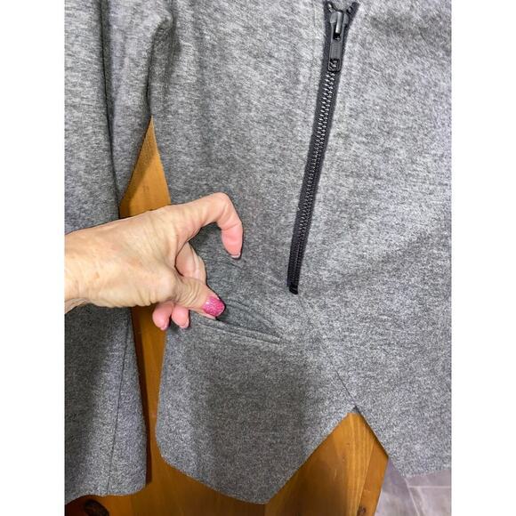 Cabi Womens Asymmetrical Zip Up Moto Jacket Size XS Gray Short Career Casual. - Picture 8 of 12